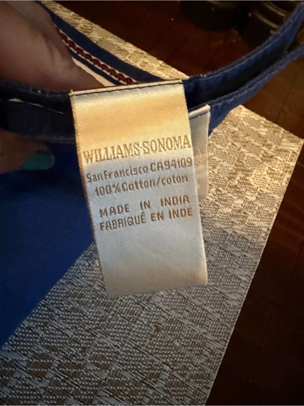 Williams Sonoma placemats set of two